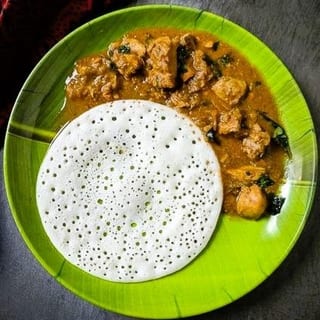 Kal Dosai(2 piece) - Chicken Curry