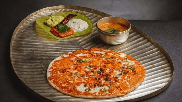 Onion Tomato Uthappam.