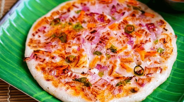 Chilli Onion Uthappam.
