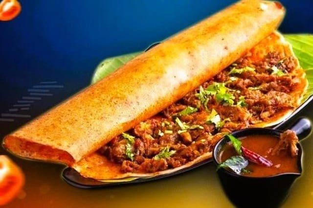 Mutton Keema Dosai.
