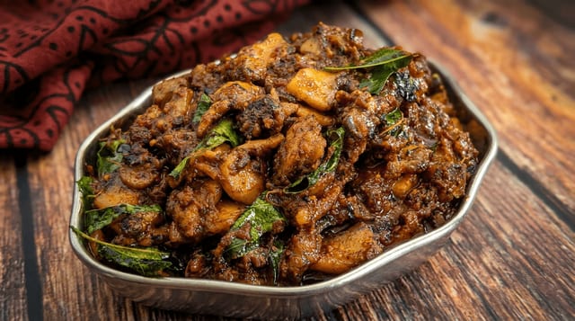 Pepper Mushroom Curry.