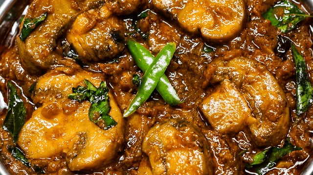 Chettinad Mushroom Curry.