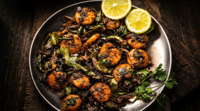 Prawn Pepper Fry.