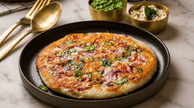 Onion Uthappam.